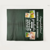 2024 黒板落書き 卒業式 4 フォト 背景 タペストリー (正面(横))