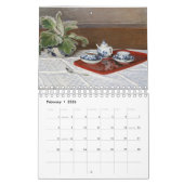 2024  12 MONTH CALENDAR Claude Monet paintings カレンダー (2月 2026)