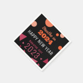 2024 2023年の新年に息づく年の色 スタンダードカクテルナプキン (角)