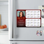 2024 2025カレンダー企業のフォトレッド磁気