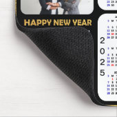 2024 2025カレンダー金ゴールドス企業のクリプト2写真 マウスパッド (コーナー)