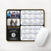 2024 2025カレンダー金ゴールドス企業のクリプト2写真 マウスパッド (マウス)