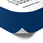 2024-2025ジャンツによる交番ブルースクールカレンダー ポスター (角)