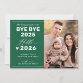 2024-2025年の新年の写真 さようなら シーズンカード (正面)
