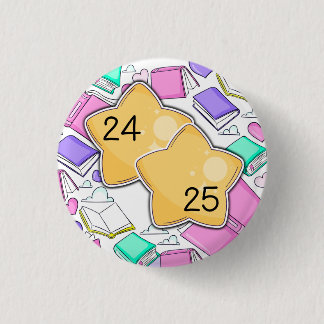 2024-2025日曜日学校の出席者用ピン2 缶バッジ