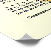 2024-2025 サニー デイズ スクール カレンダー by Janz ポスター (角)