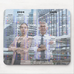 2024 - 2025 2年間カレンダー事業写真 マウスパッド
