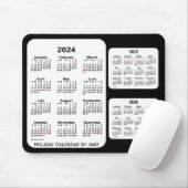 2024-2026黒3年ホリデーカレンダーby Janz マウスパッド (マウス)