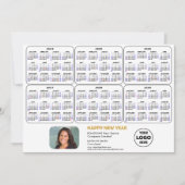 2024 - 2029カレンダーロ企業のゴのミニマル化 シーズンカード (正面)