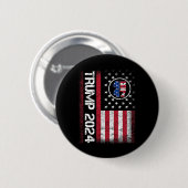 2024 45 47スタンドAmerican Flag Men Women 缶バッジ (正面&裏面)