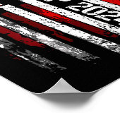 2024 45 47ヴィンテージアメリカ国旗のレトロ4547 ポスター (角)