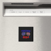 2024 45 47 アメリカ国旗サングラス トランプ 2024  マグネット (インサイチュ (食洗機))