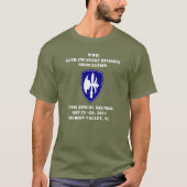 2024 65歩兵第懇親会 – ハドソンバレーダーク Tシャツ (正面)