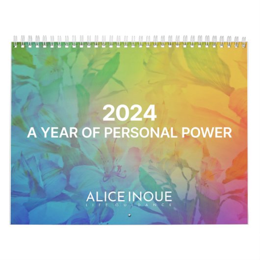 2024 Alice Inoueライフガイダンスカレンダー カレンダー (カバー)