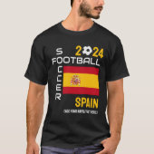 2024 ANY YEARスペイン・エスパーニャ・サッカーカスタム Tシャツ (正面)