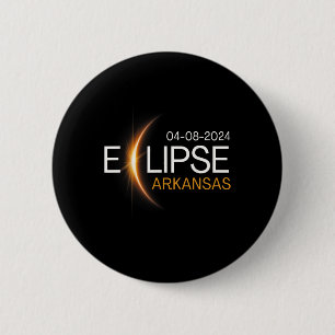 2024 Arkansas Totality Eclipse Arkansas 太陽の 2024 缶バッジ