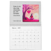 2024 Art Calendar Vanessa's Art Studio カレンダー (2月 2027)