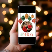 2024 Boho非常に陽気なクリスマスファミリーカード シーズンカード