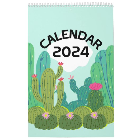 2024 Cactiパラダイスカレンダー カレンダー (カバー)