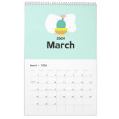 2024 Cactiパラダイスカレンダー カレンダー (3月 2026)