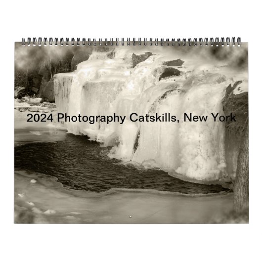 2024 Calendar Photography Catskills,ニューヨーク カレンダー (カバー)
