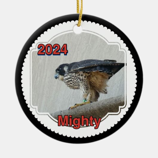 2024 Ceramic Circle Ornament Mighty セラミックオーナメント (正面)
