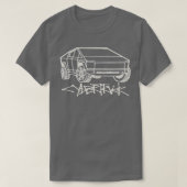 2024 CyberTruckキッズフード付きスウェットシャツ Tシャツ (デザイン正面)