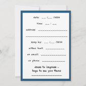 2024 dalDesignNZハローウィンパーティへの招待 招待状 (裏面)