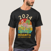 2024 Desantis Flamingo Lover Quote Tシャツ (正面)