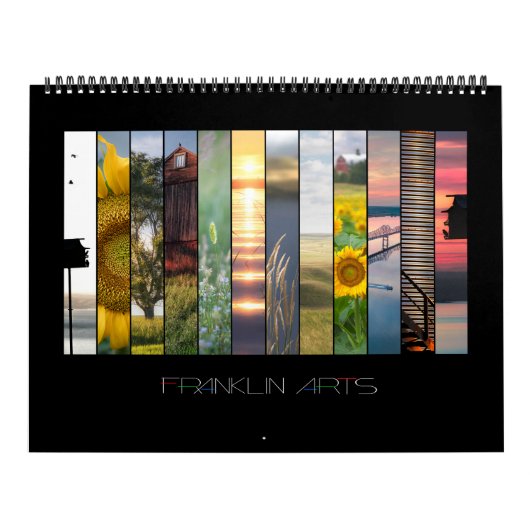 2024 Farms & Fields Calendar by Franklin Arts カレンダー (カバー)