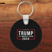 2024 Fix America Again Donald Trump 2024 キーホルダー (正面)