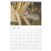 2024 George the mouse in a log pile house new カレンダー (3月 2027)