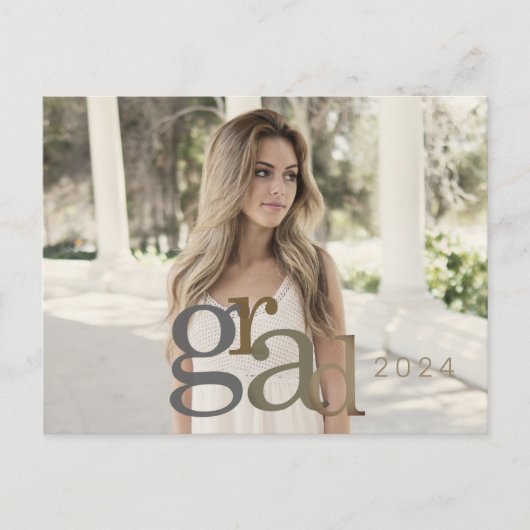 2024 Grad Photo Neutral II発表カード ポストカード (正面)