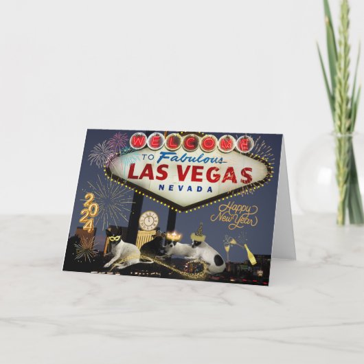 2024 Happy New Year Card サンキューカード (正面)