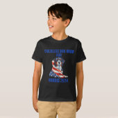 2024 Harris 2024用の子供のない犬の母 Tシャツ (正面フル)
