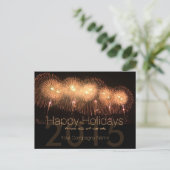 2024 Holidaysカスタマイズ可能な企業のはがき5 シーズンポストカード (スタンド正面)