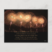 2024 Holidaysカスタマイズ可能な企業のはがき5 シーズンポストカード (裏面)