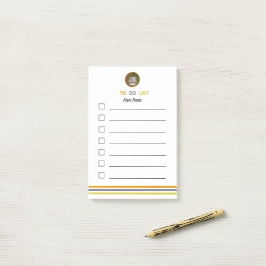 2024 JKロパーソナライズされたゴをリストする投稿ノート ポストイット (デスク上)