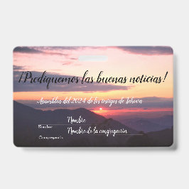 2024 JW asamblea TJ personaliza バッジ