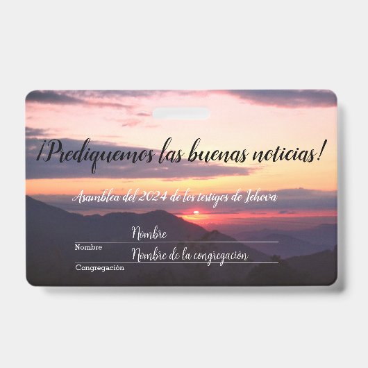 2024 JW asamblea TJ personaliza バッジ (正面)