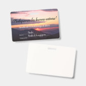 2024 JW asamblea TJ personaliza バッジ (正面&裏面)