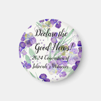 2024 JW Convention Hydrangea petals customizable マグネット
