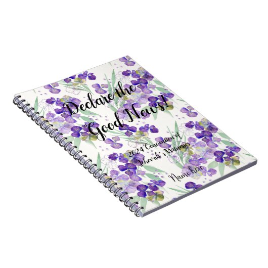 2024 JW convention hydrangeas ノートブック (右側)