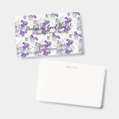 2024 JW convention Hydrangeas バッジ (正面&裏面)