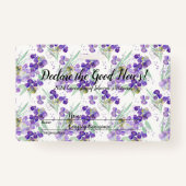 2024 JW convention Hydrangeas  バッジ (正面)