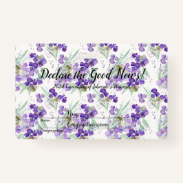 2024 JW convention Hydrangeas  バッジ