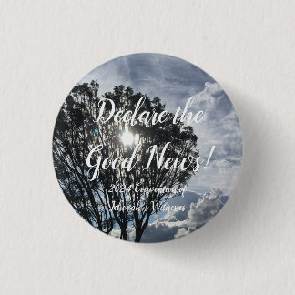 2024 JW Convention sunlight and clouds 缶バッジ