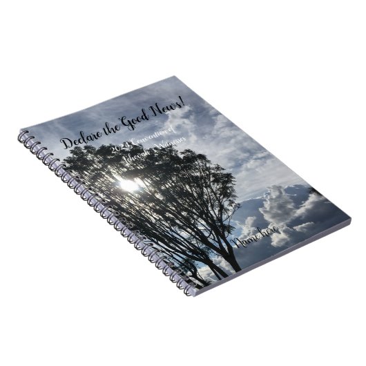 2024 JW Convention sunlight with name ノートブック (右側)