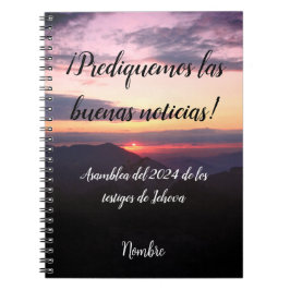2024 JW Prediquemos buenas noticias personaliza ノートブック