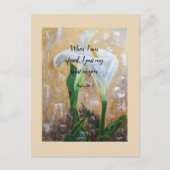 2024 JW year text Psalm 56:3  ポストカード (正面)